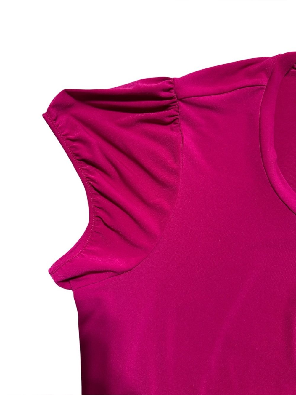 Worthington Fuchsia Short Sleeve Scoop Neck Tee 3X - Picture 6 of 10